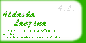 aldaska laczina business card